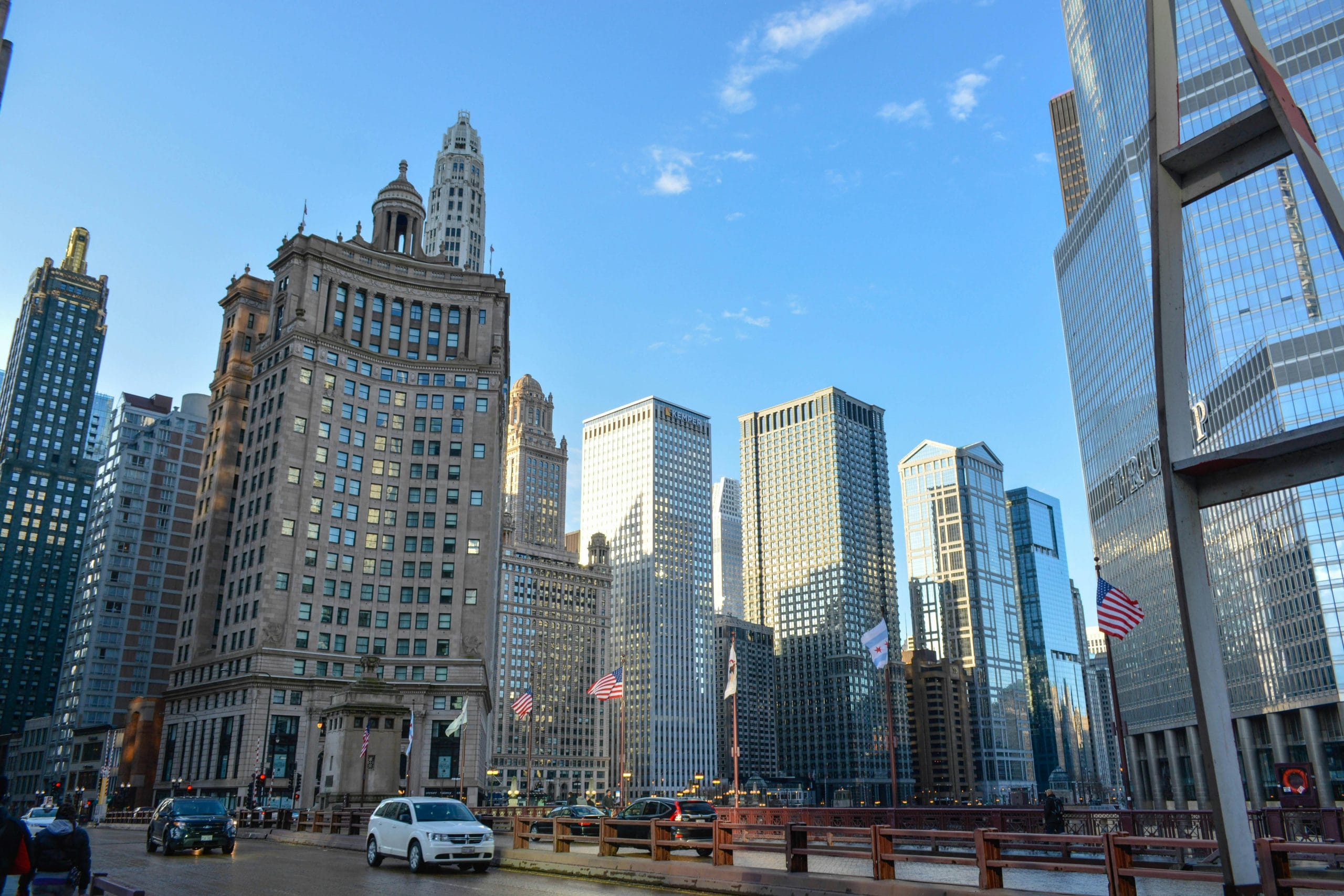 Luxury architectural hotels in Chicago USA