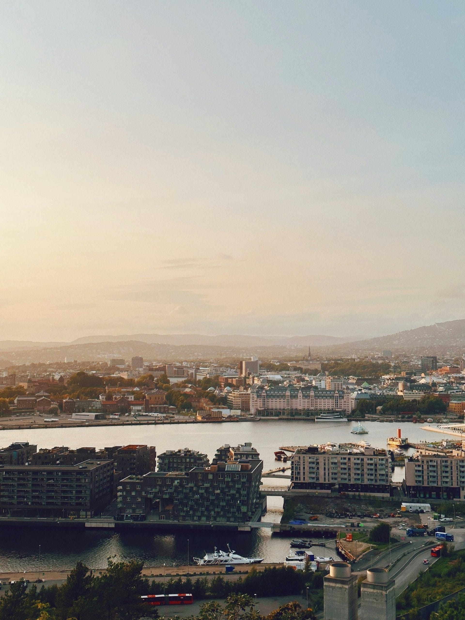 Refined Stays: A Guide to the Best eco-luxury hotels Oslo A view of refined eco-luxury hotels Oslo and the city skyline