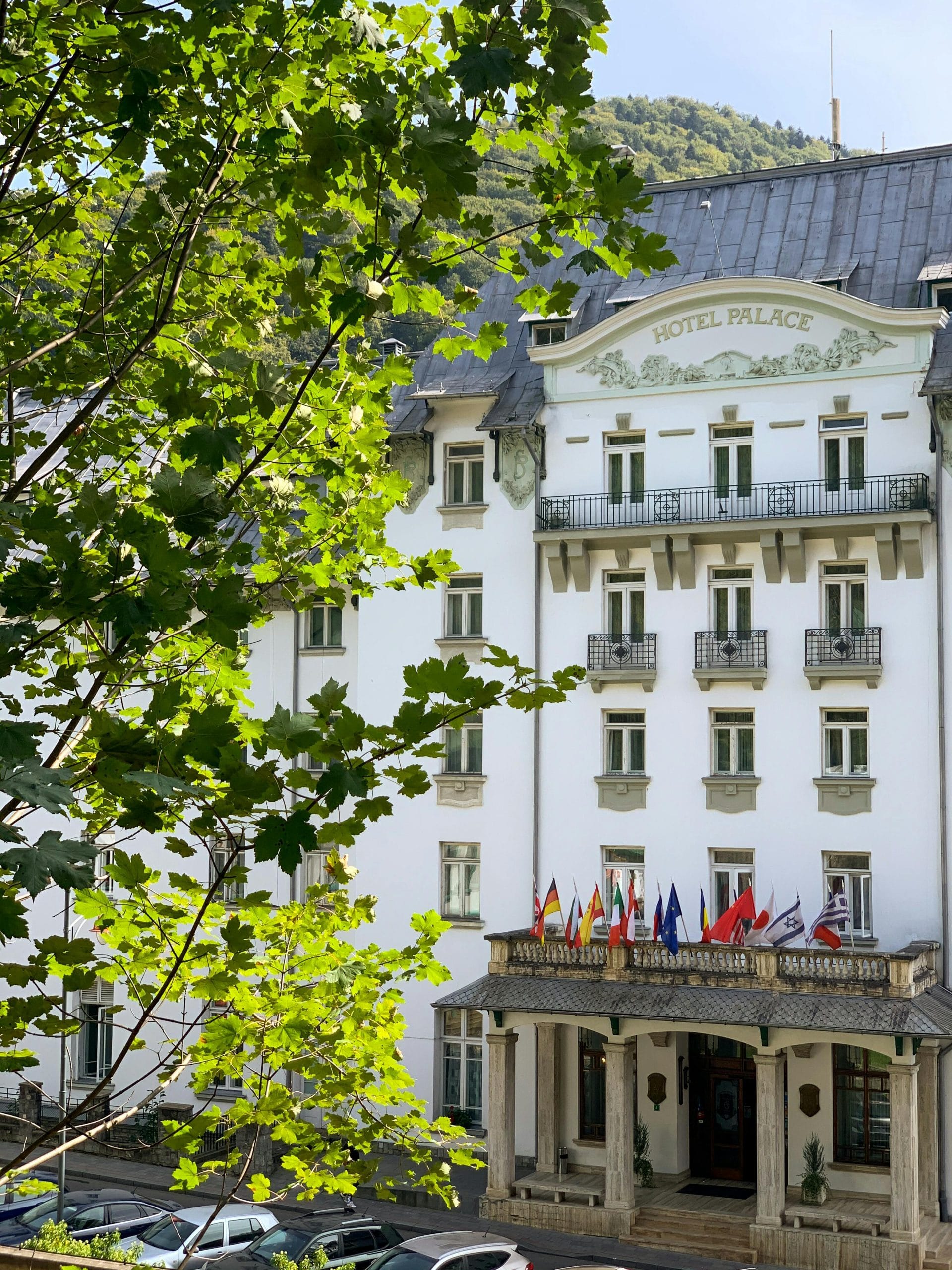 A luxurious room in one of the world's restored palace hotels