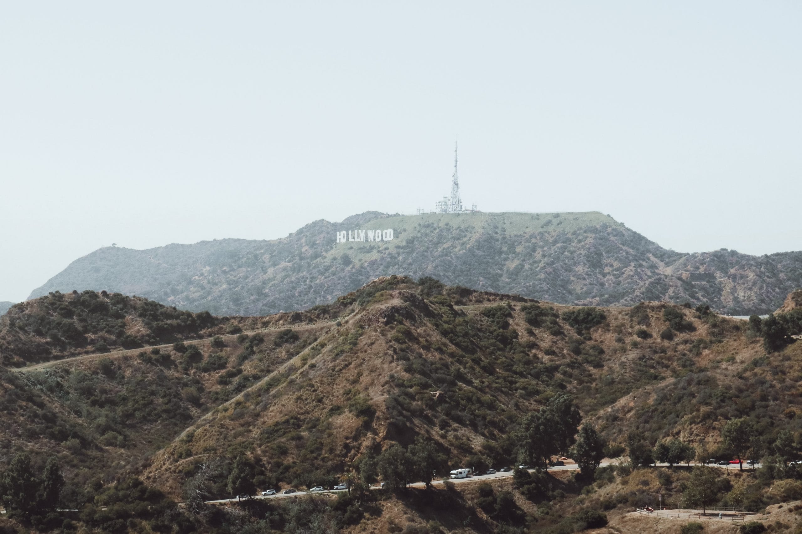 A serene view of luxury Hollywood retreats in Los Angeles.