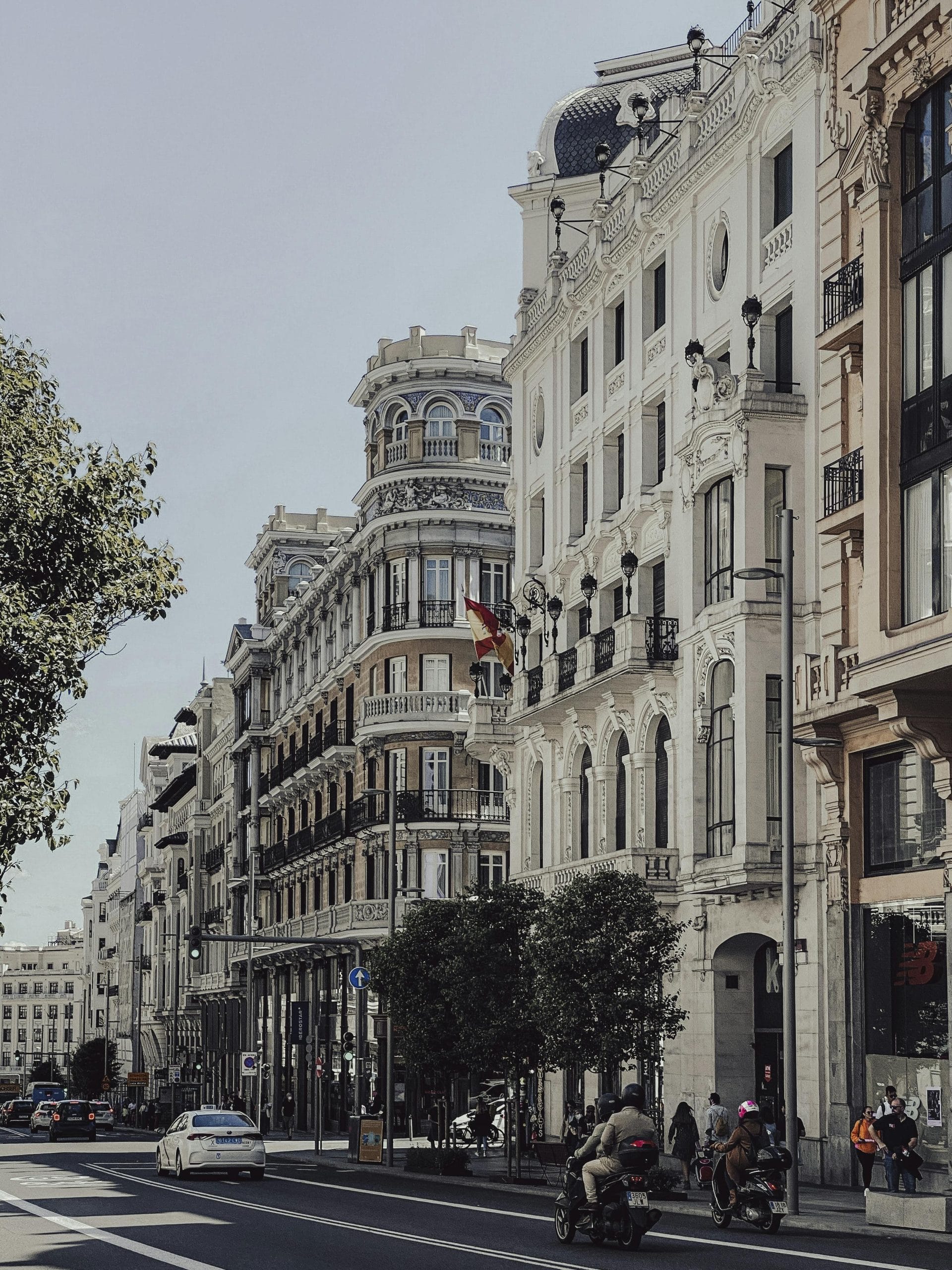 Exploring the Most Refined Luxury Neighborhoods Madrid A view of luxury neighborhoods Madrid with elegant architecture