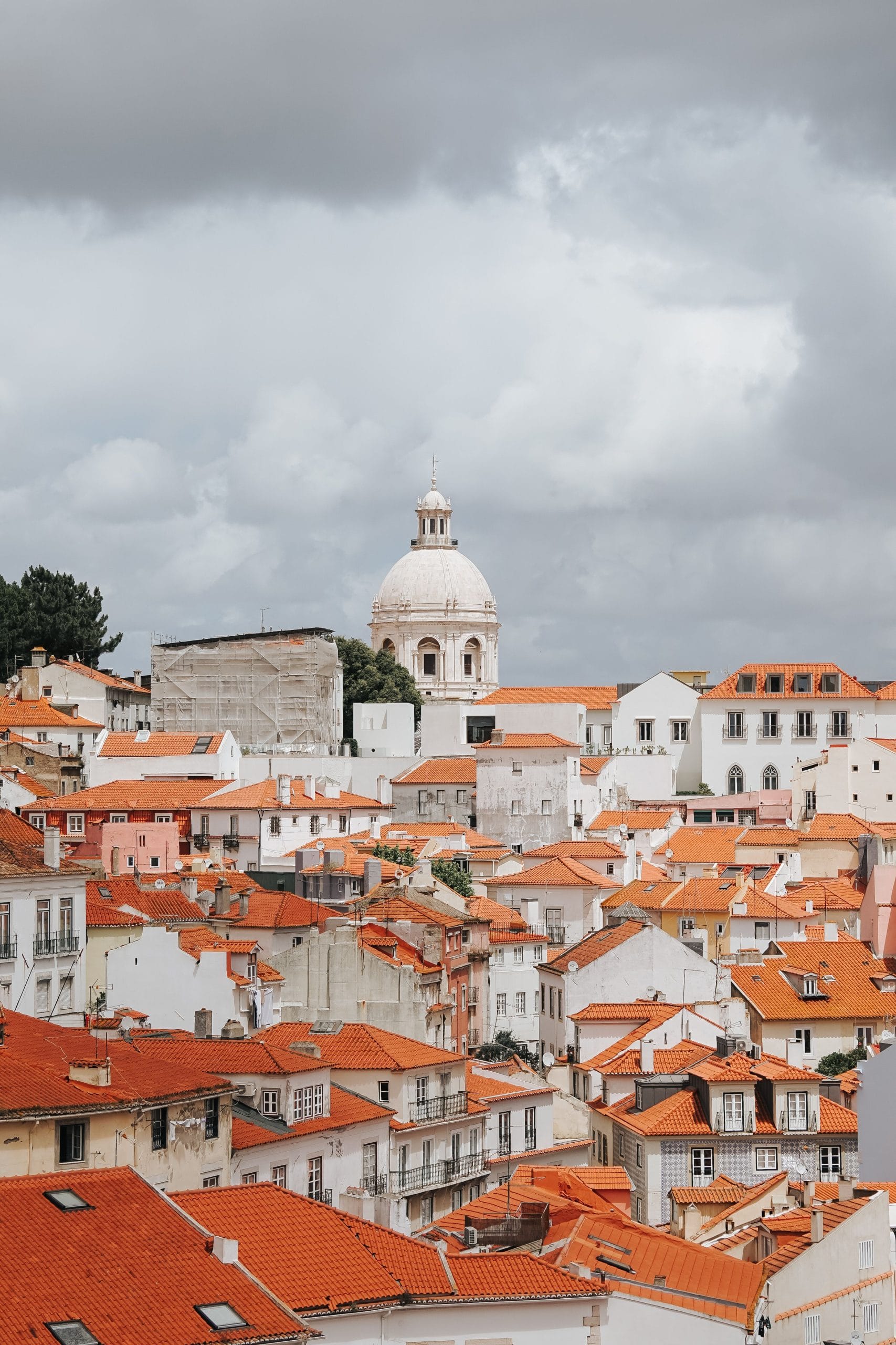A scenic view of Lisbon Portugal highlighting the best areas to stay in Lisbon for foodies