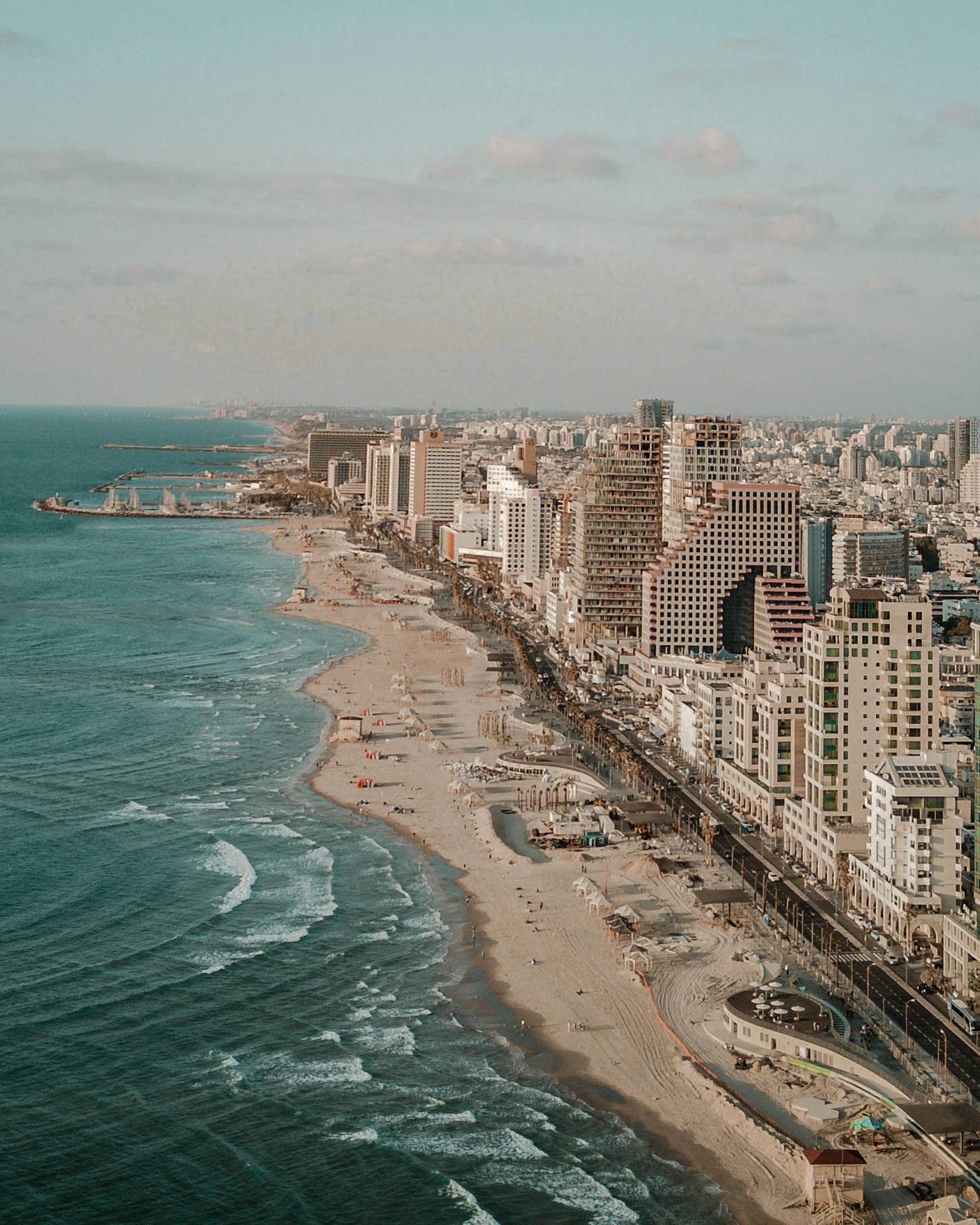 Luxury coastal stays Tel Aviv beachfront view