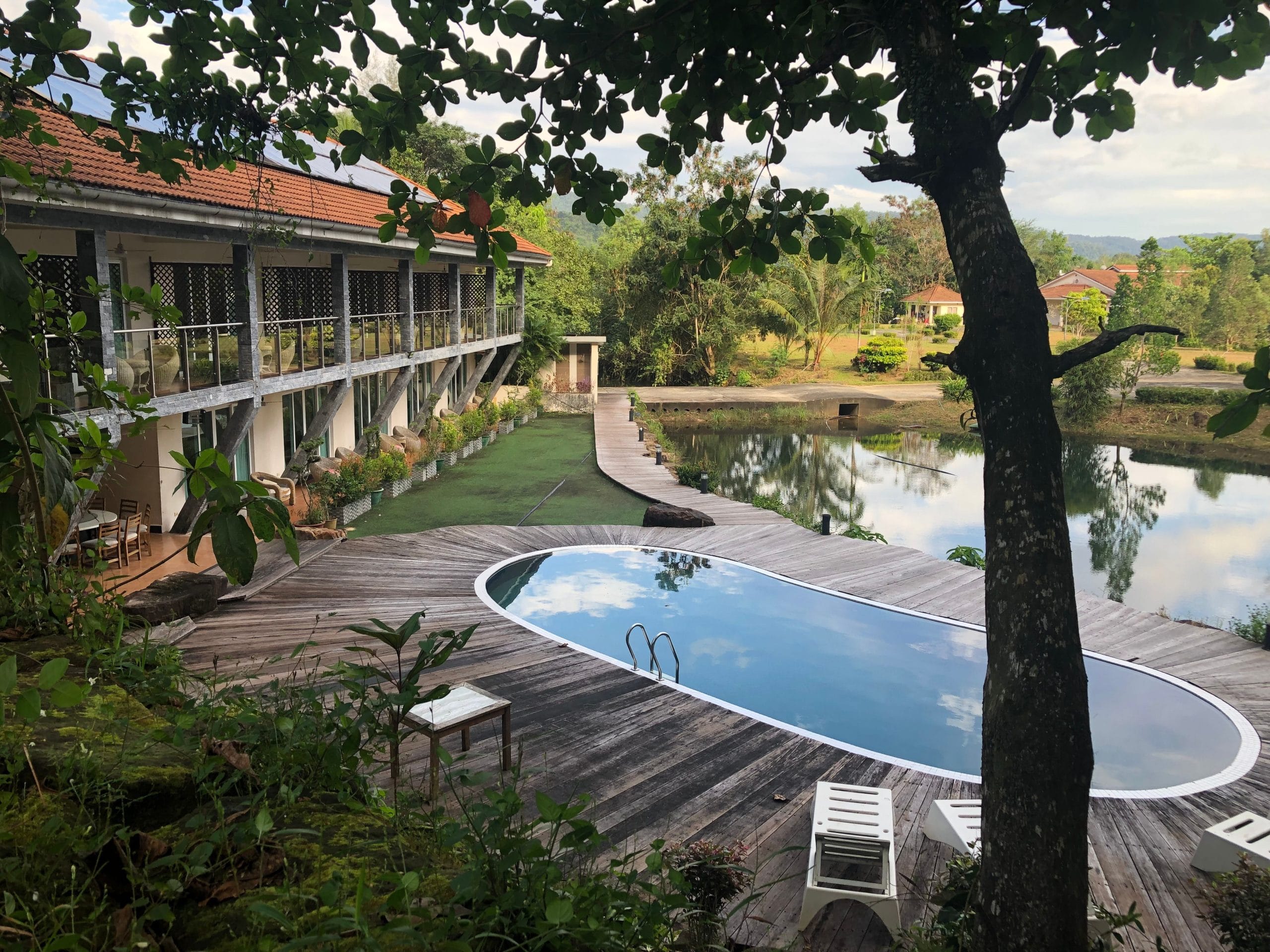 A serene view of luxury wellness resorts Asia