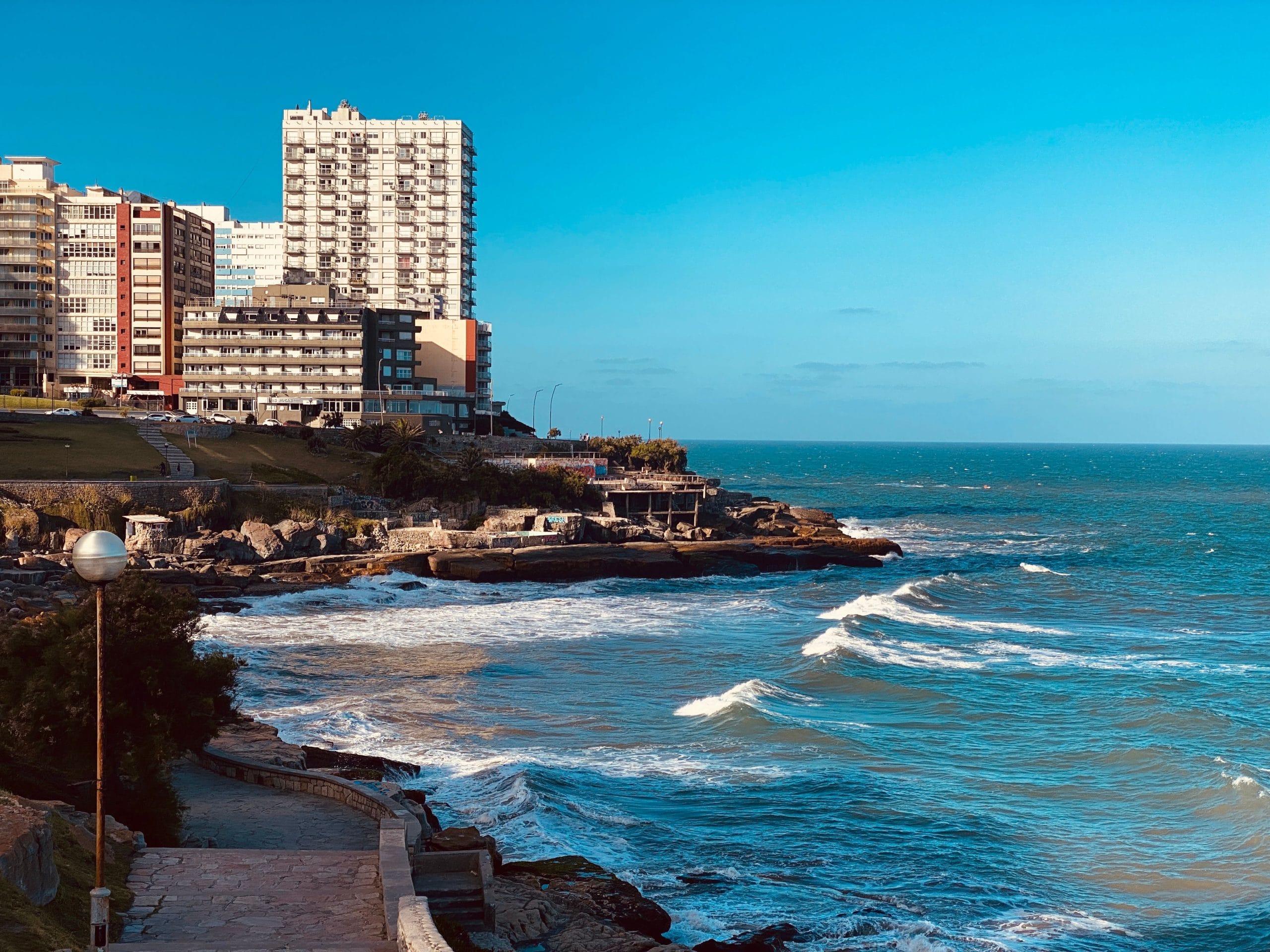 Scenic view of Mar Del Plata Argentina for the Mar Del Plata city guide