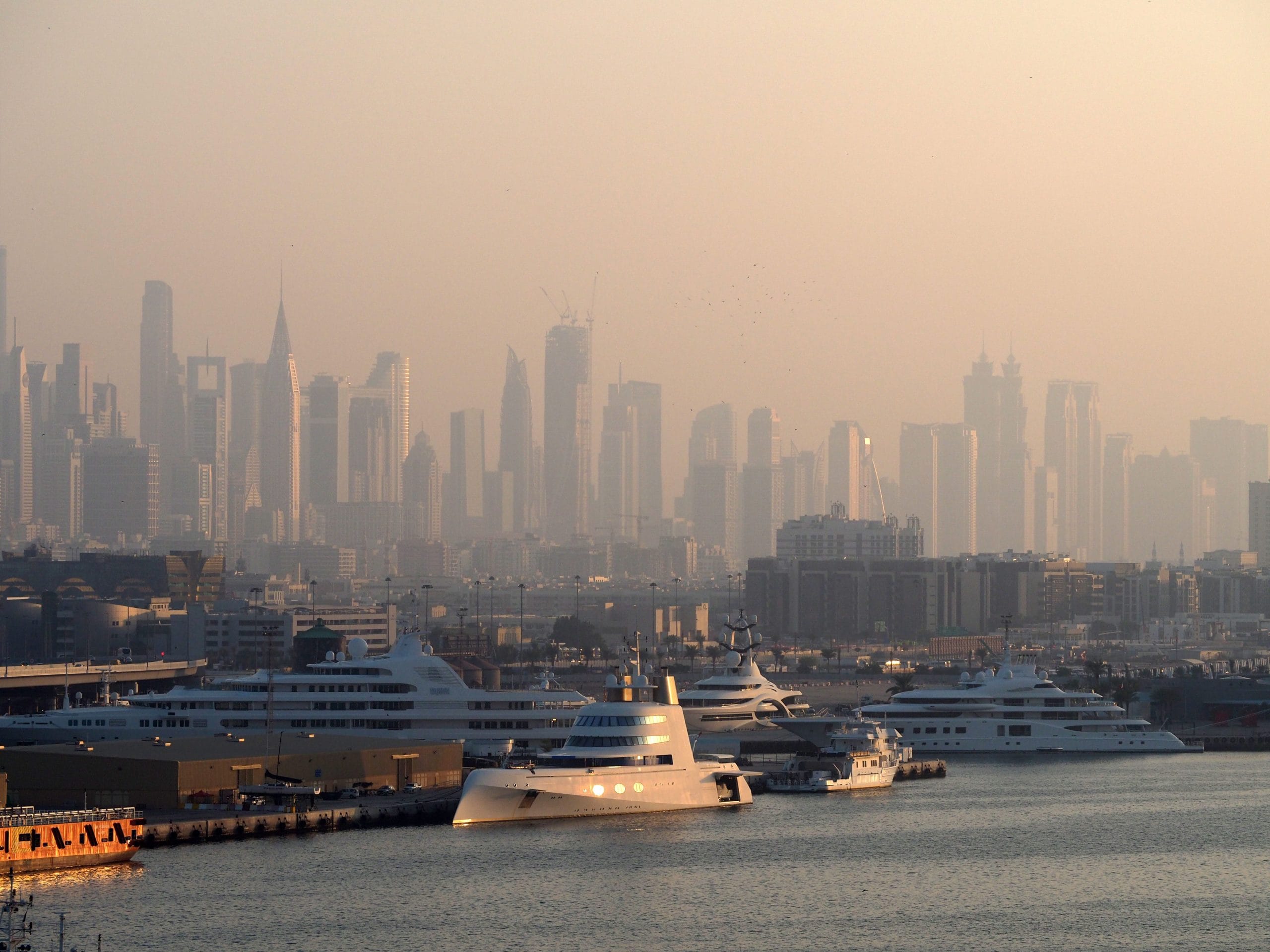 A serene view of Palm Jumeirah luxury resorts in Dubai