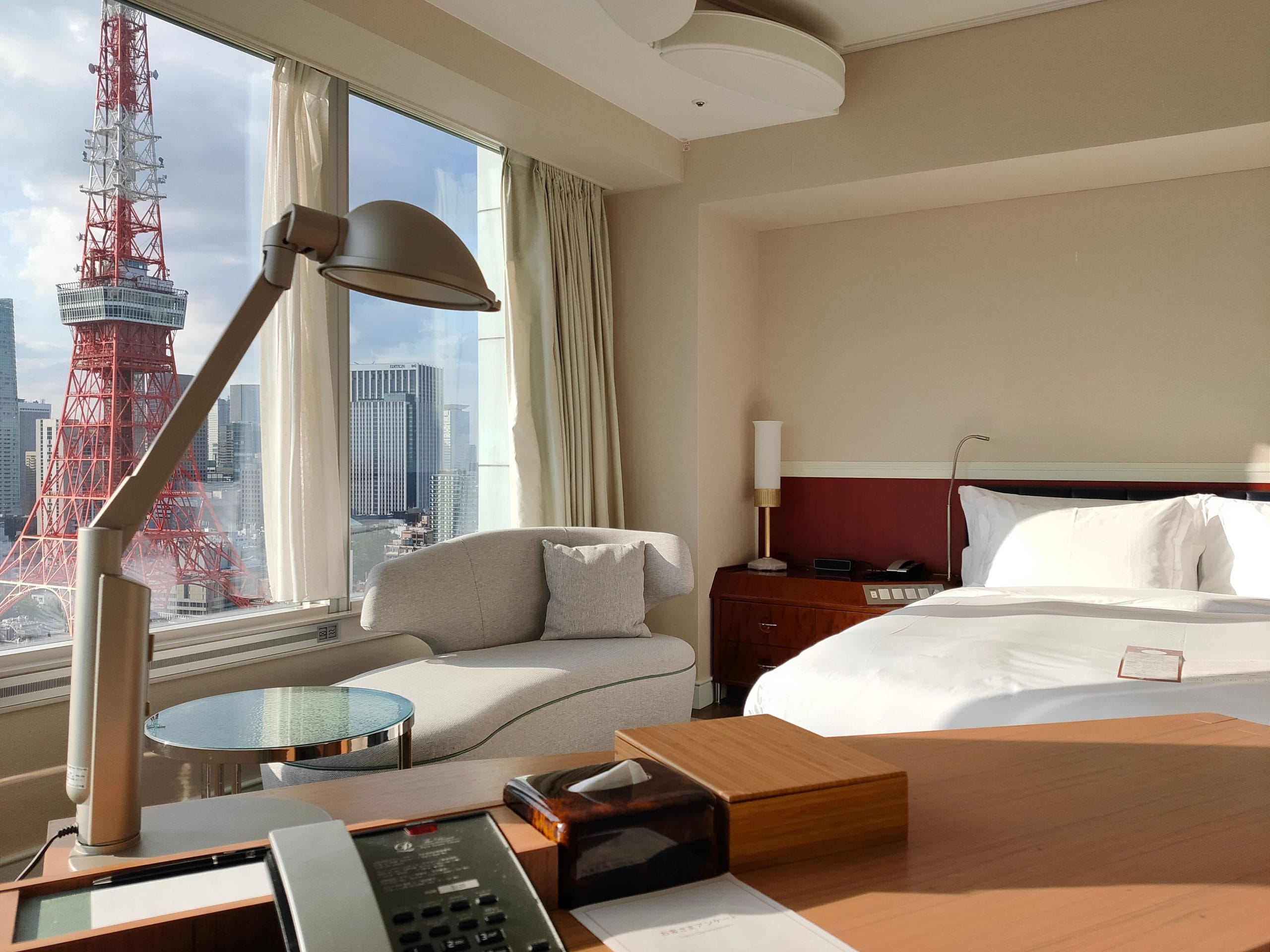 A stunning view from one of the Tokyo luxury hotels Mount Fuji views offer at sunrise