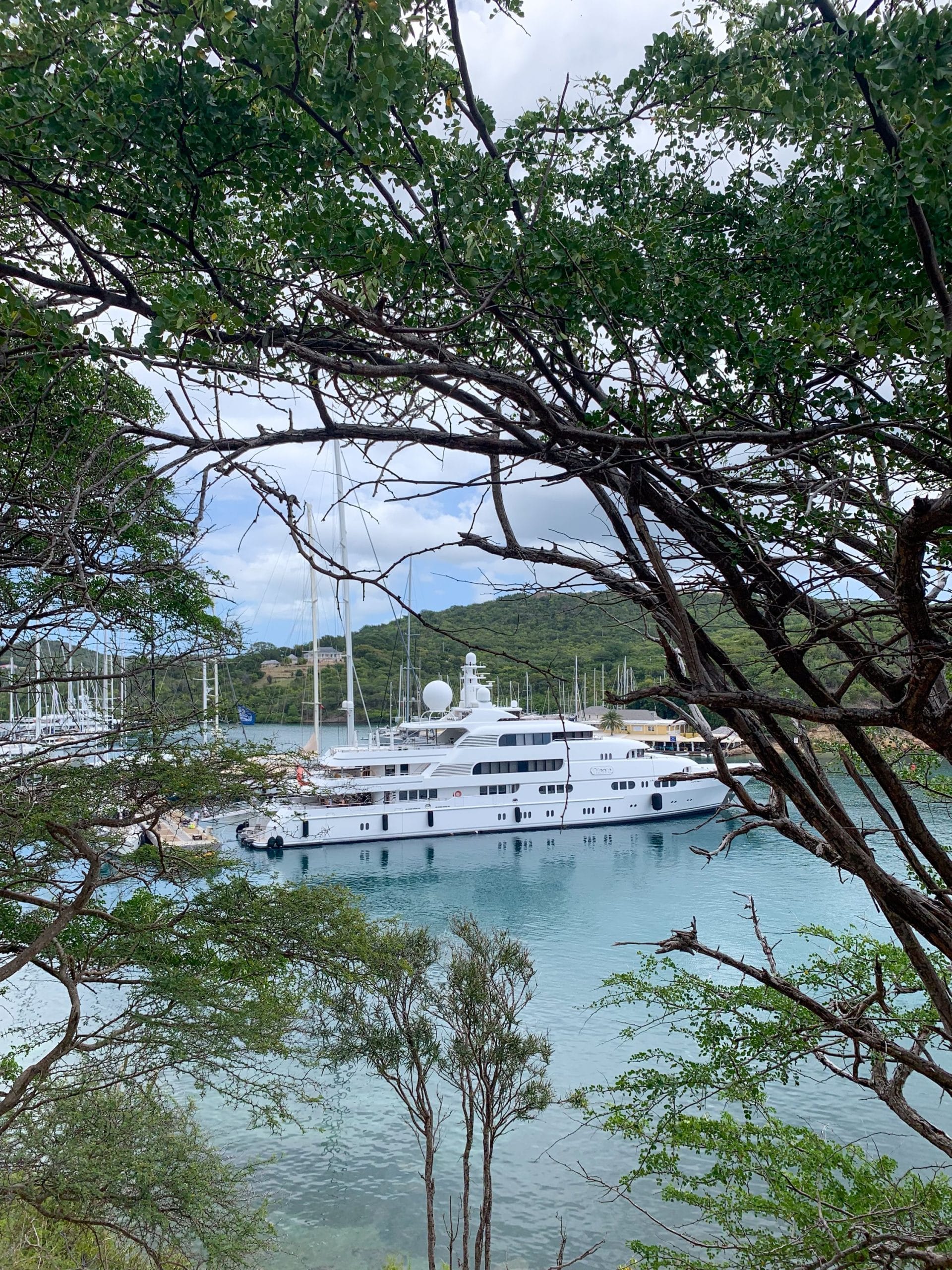 A serene view of luxury retreats Grenadines