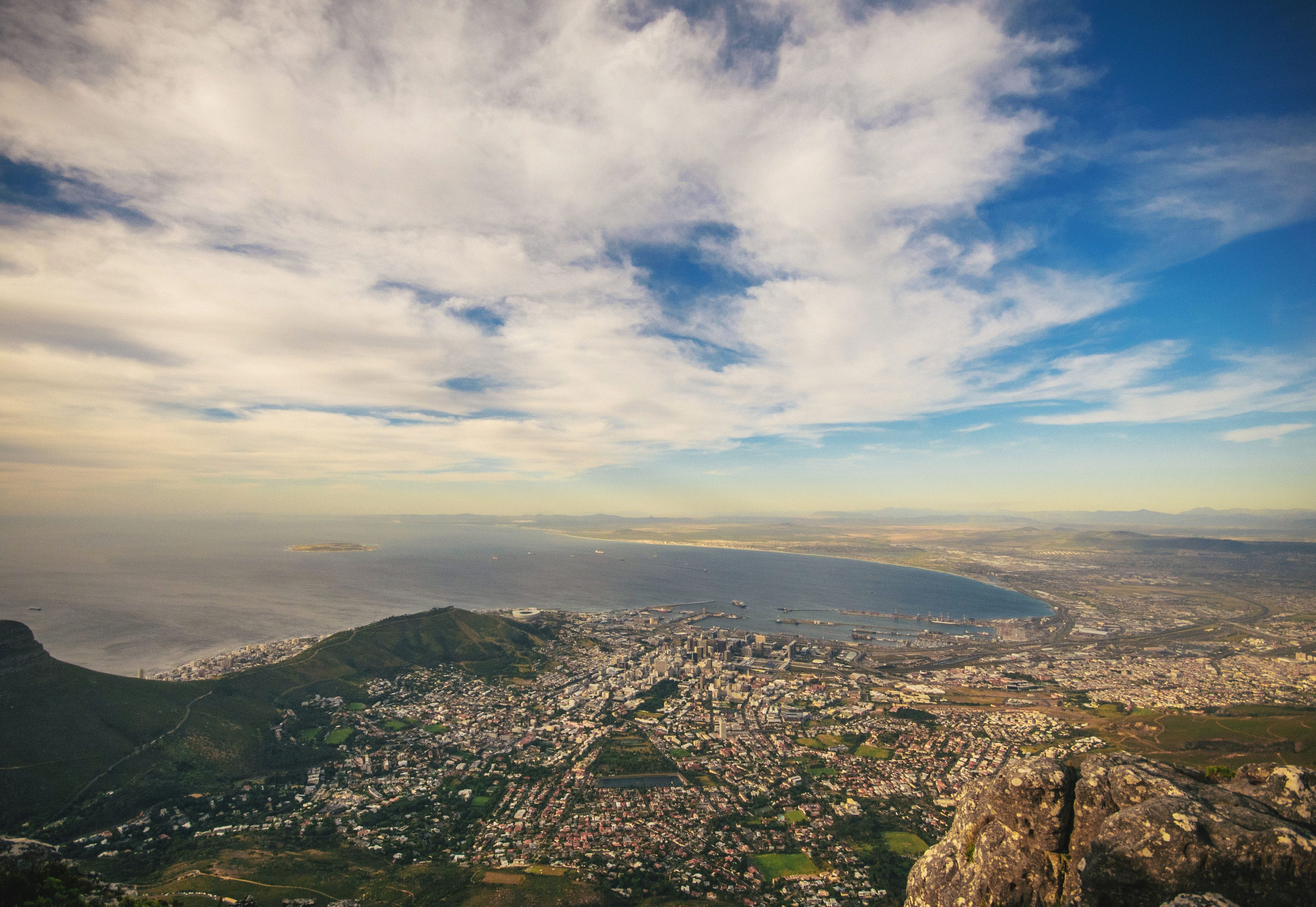A refined view of Cape Town luxury boutique stays overlooking the coast.