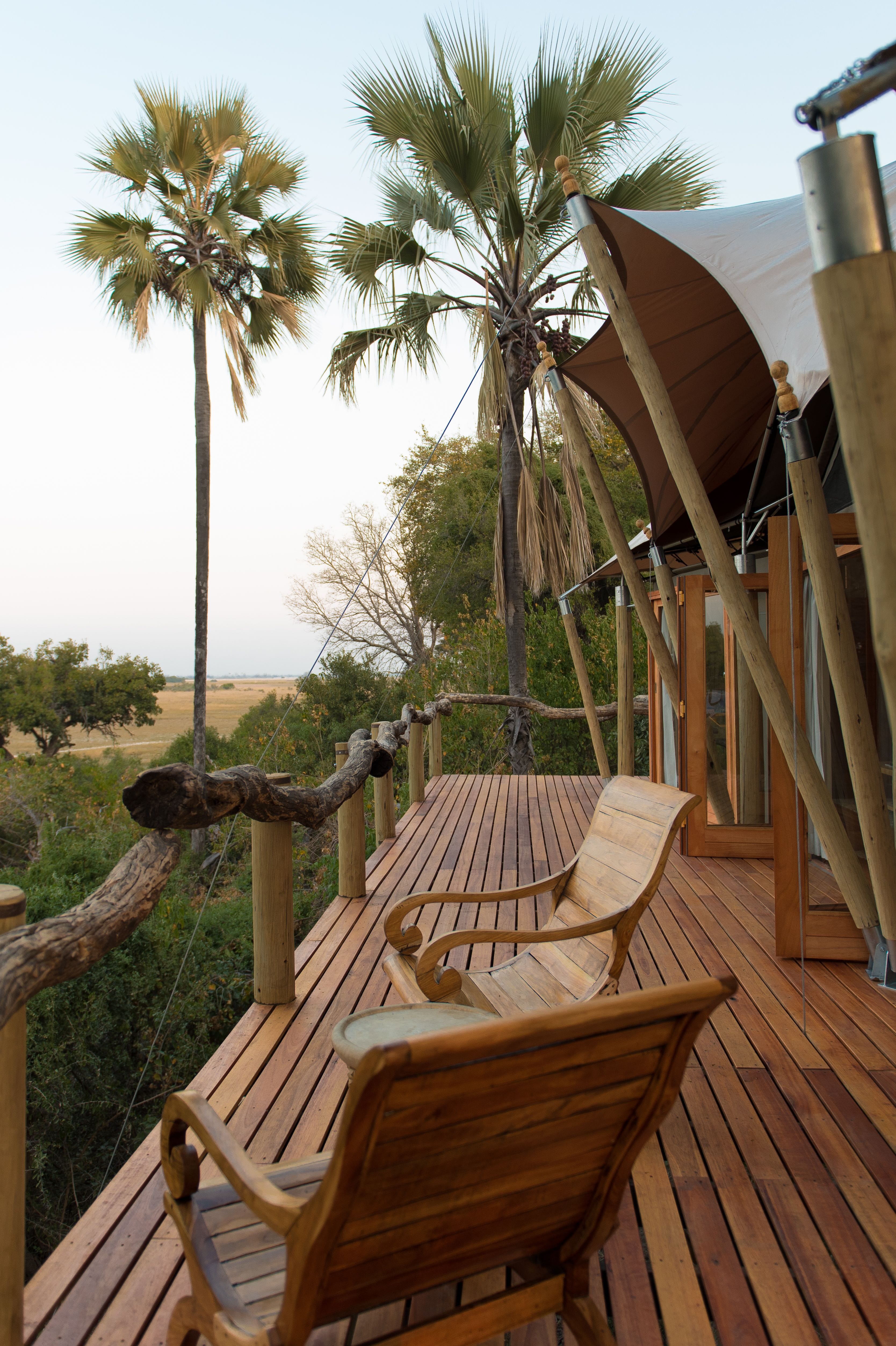 A serene landscape during a luxury Botswana escape