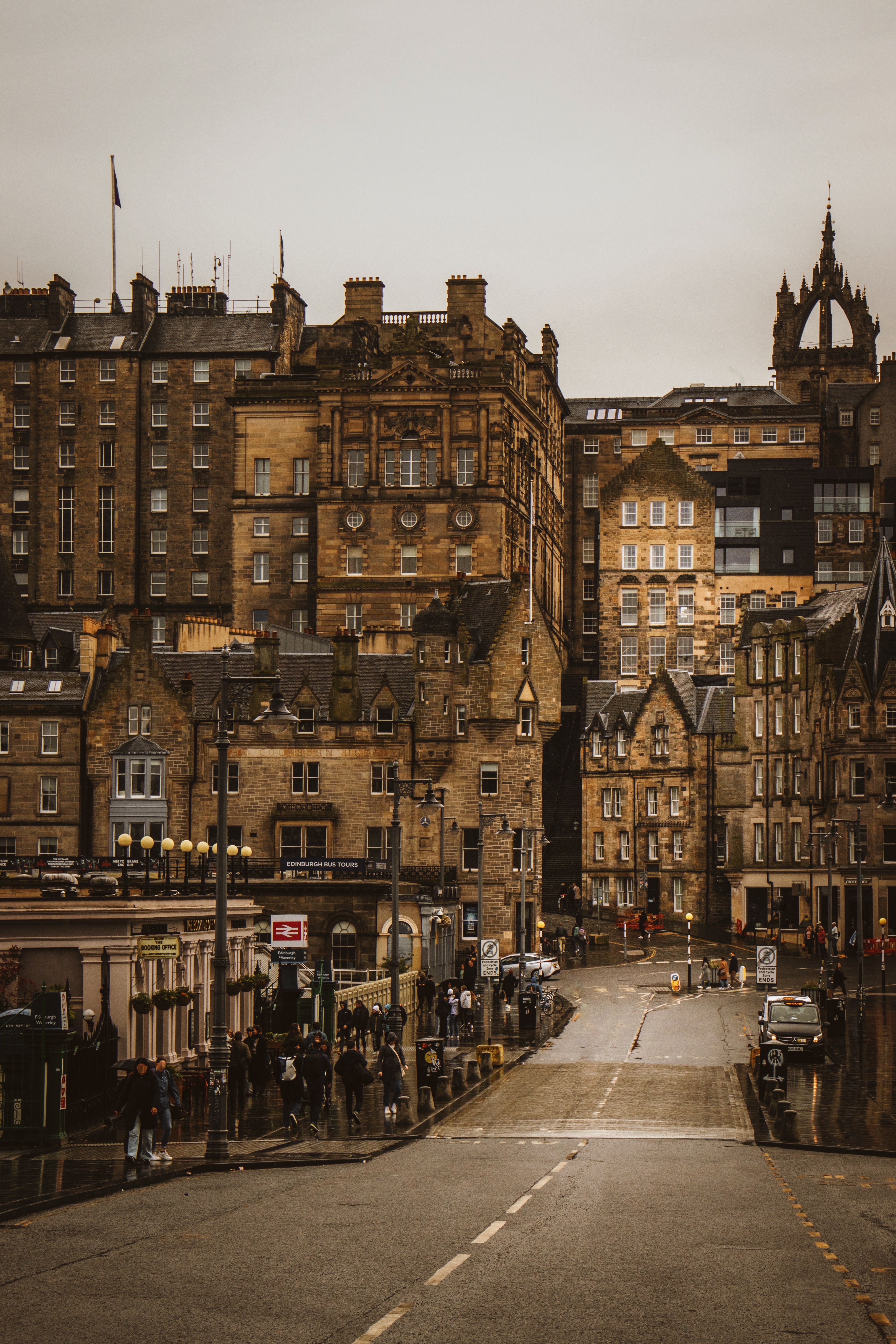 A cinematic view of Edinburgh Scotland for refined Edinburgh escapes