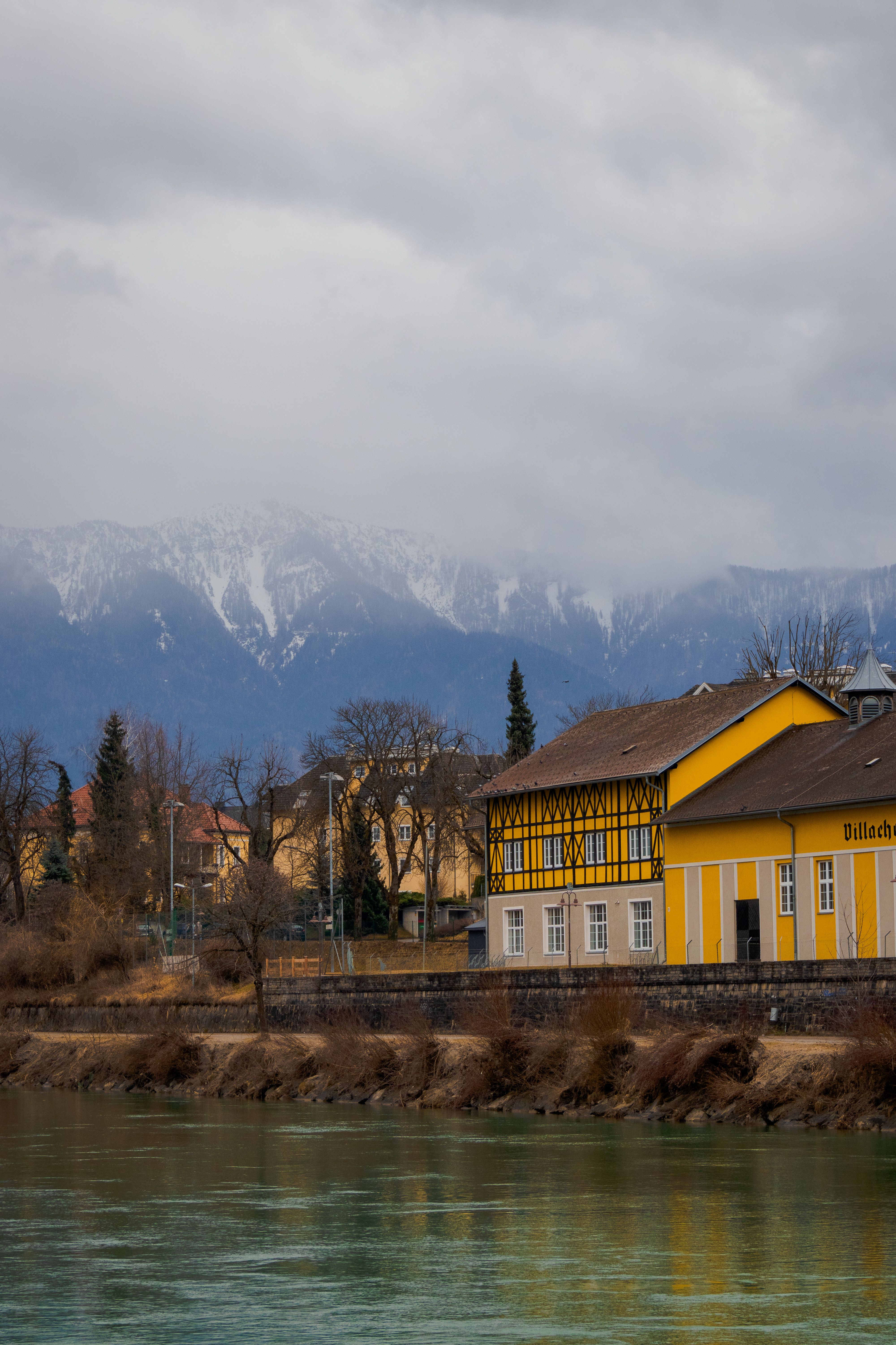 A refined view of the city center representing the best areas to stay in Villach