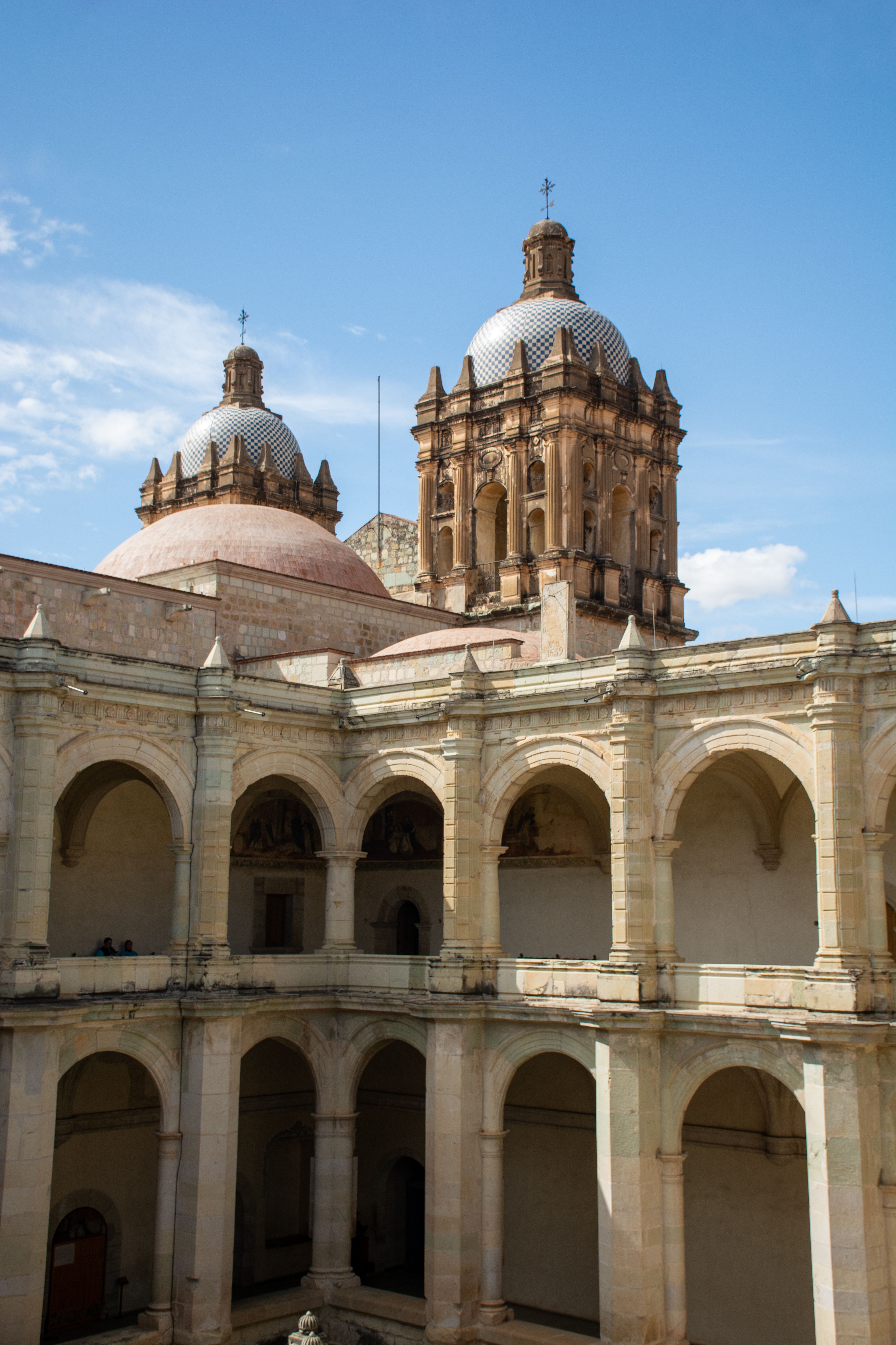 A refined courtyard in one of the artistic Oaxaca boutique stays