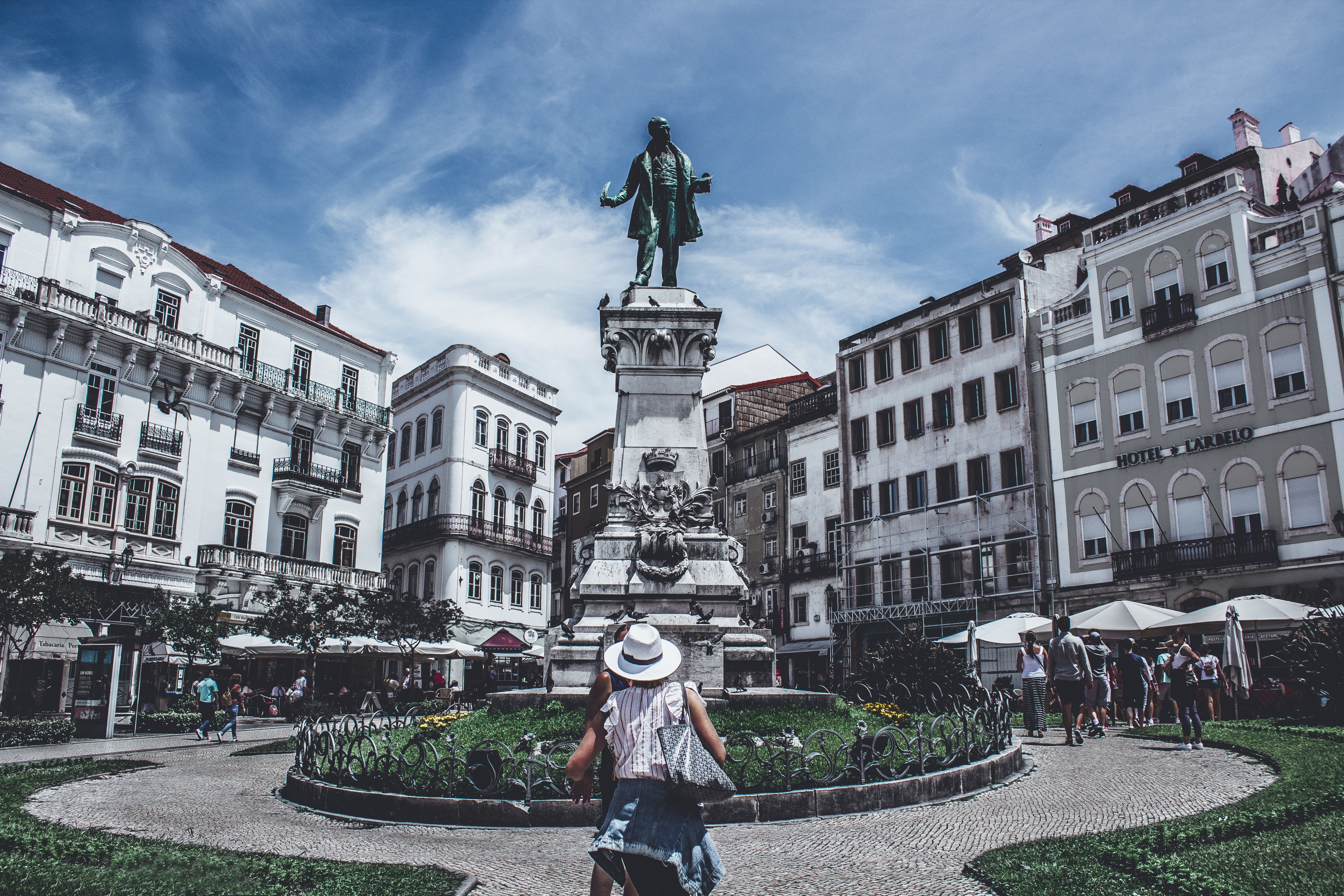 A scenic view of Coimbra Portugal during a refined Coimbra escape