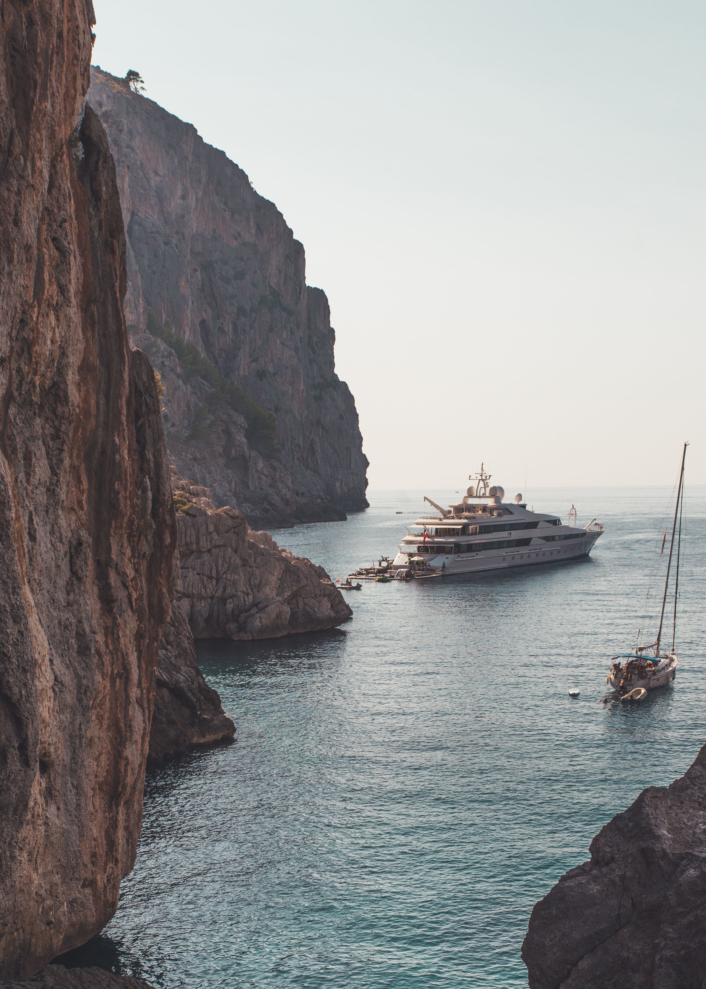 A luxury coastal view during a romantic Mallorca escape