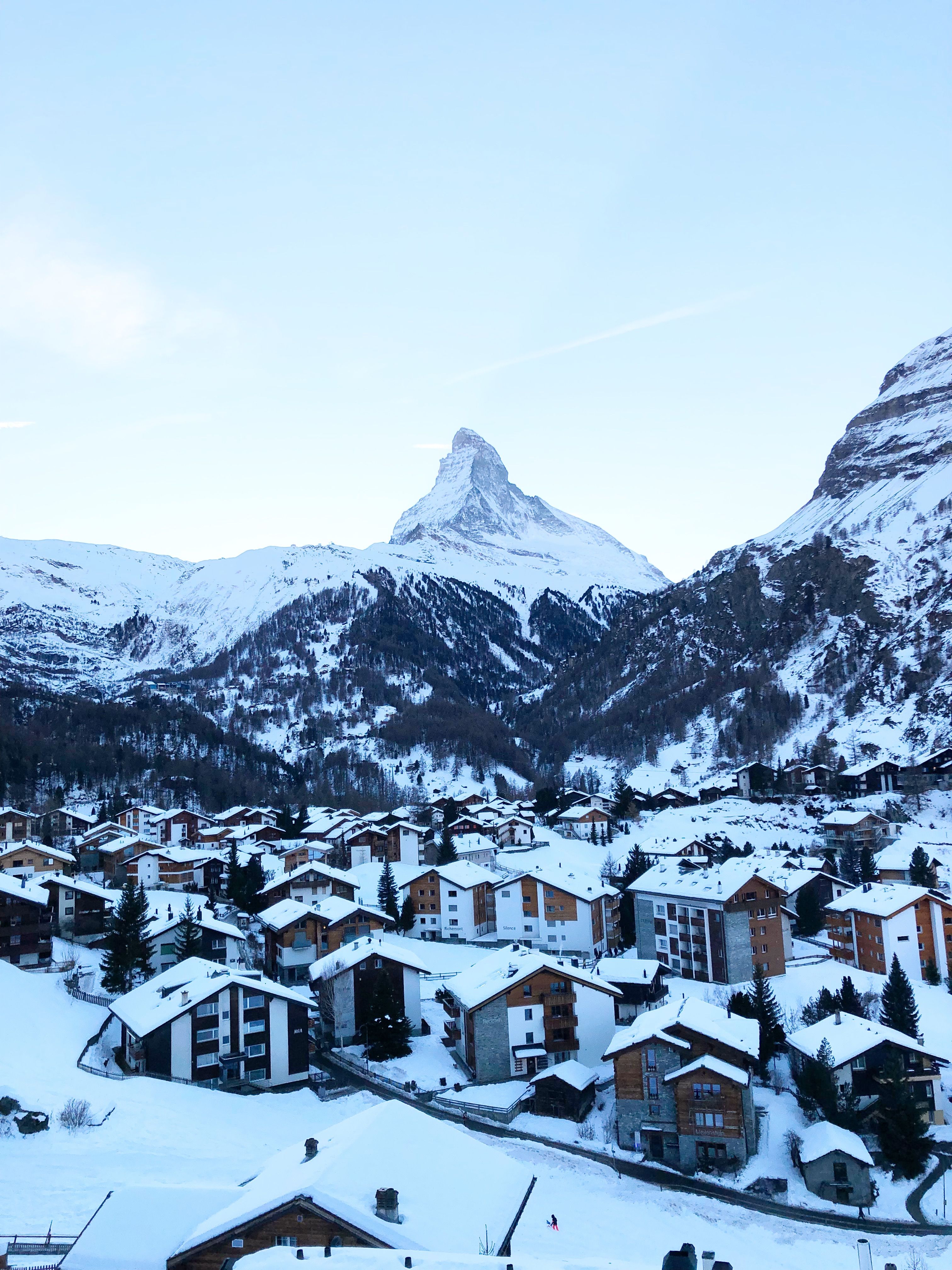 A serene view of the Matterhorn illustrating Zermatt luxury travel
