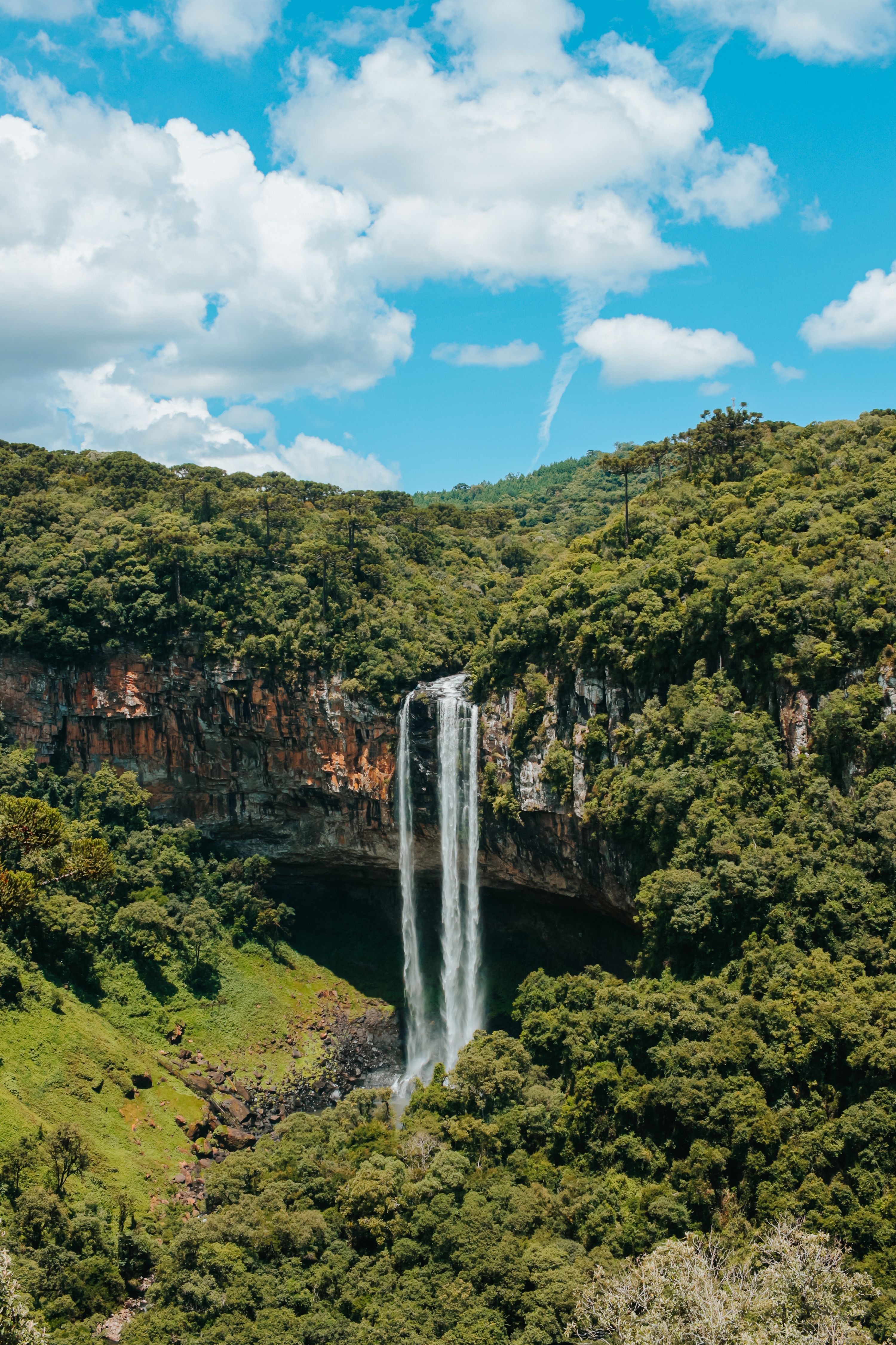 A refined landscape view highlighting the best areas to stay in Canela Brazil