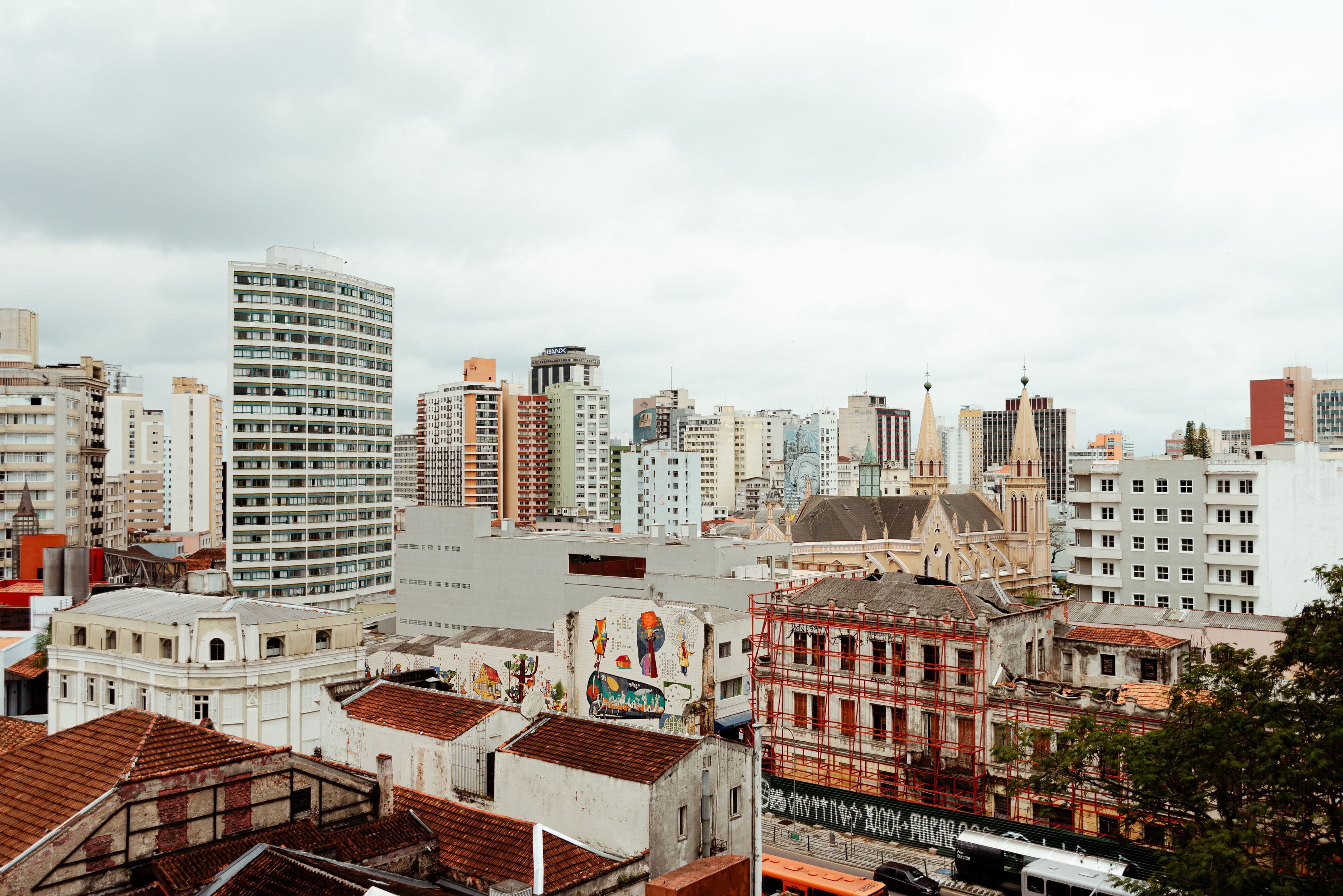 A view of Curitiba Brazil for a Curitiba travel guide