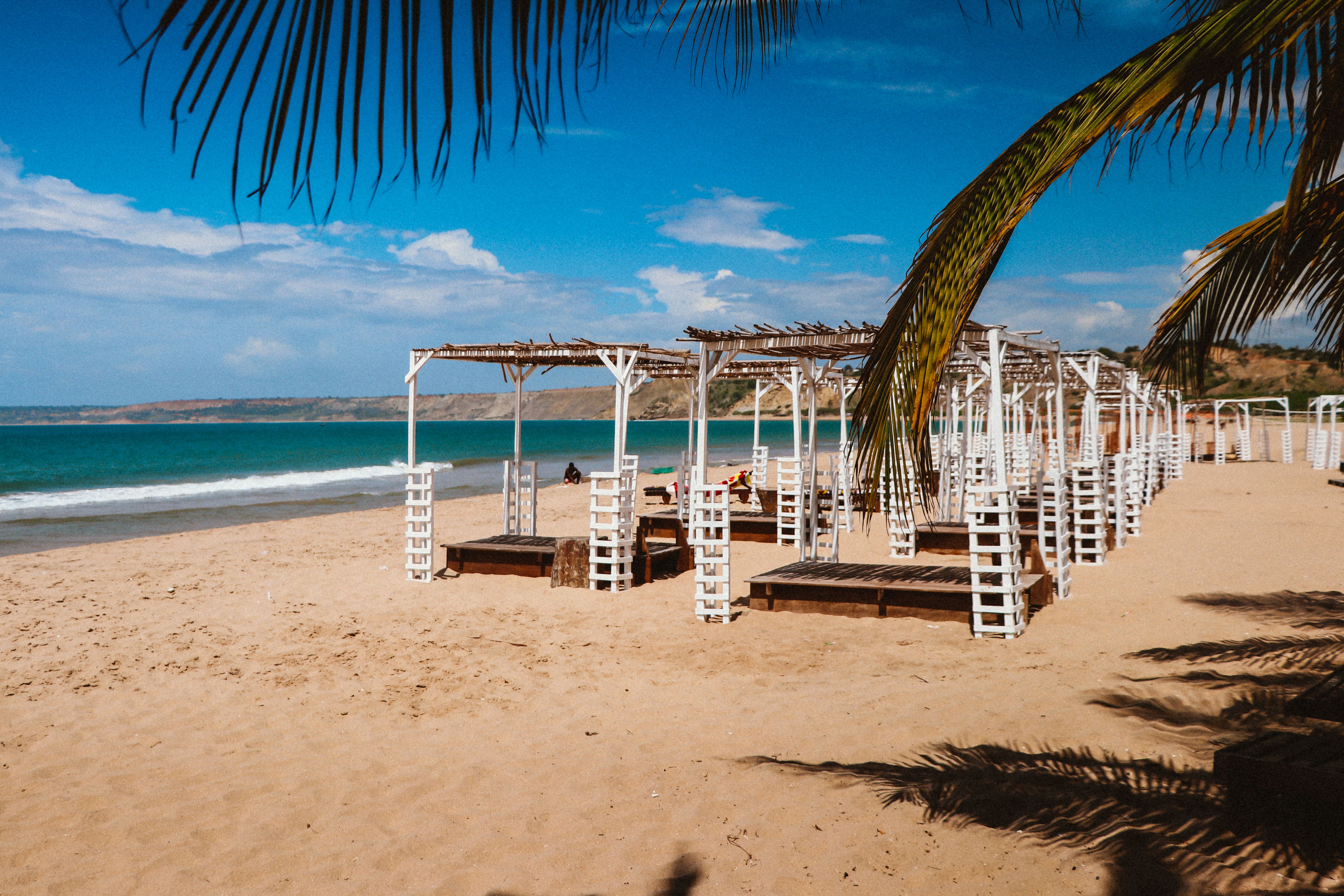 A serene vista of Madagascar luxury coastal escapes with white sands