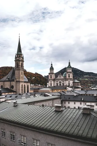 A view of the Old Town highlighting Salzburg luxury boutique stays