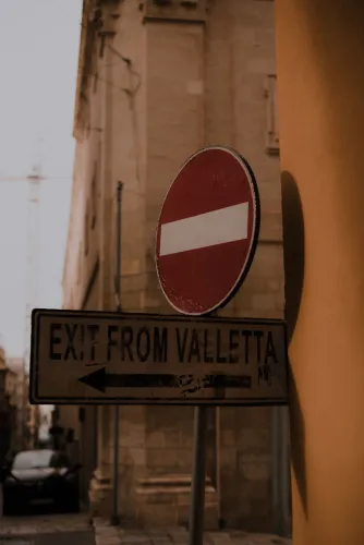 A romantic street view in Valletta highlighting the charm of Valletta luxury boutique stays